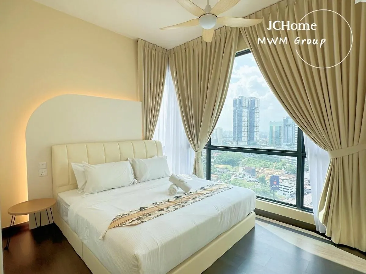 Sks Paviilion Town Creamy House By Mwm Daire Johor Bahru 0*,