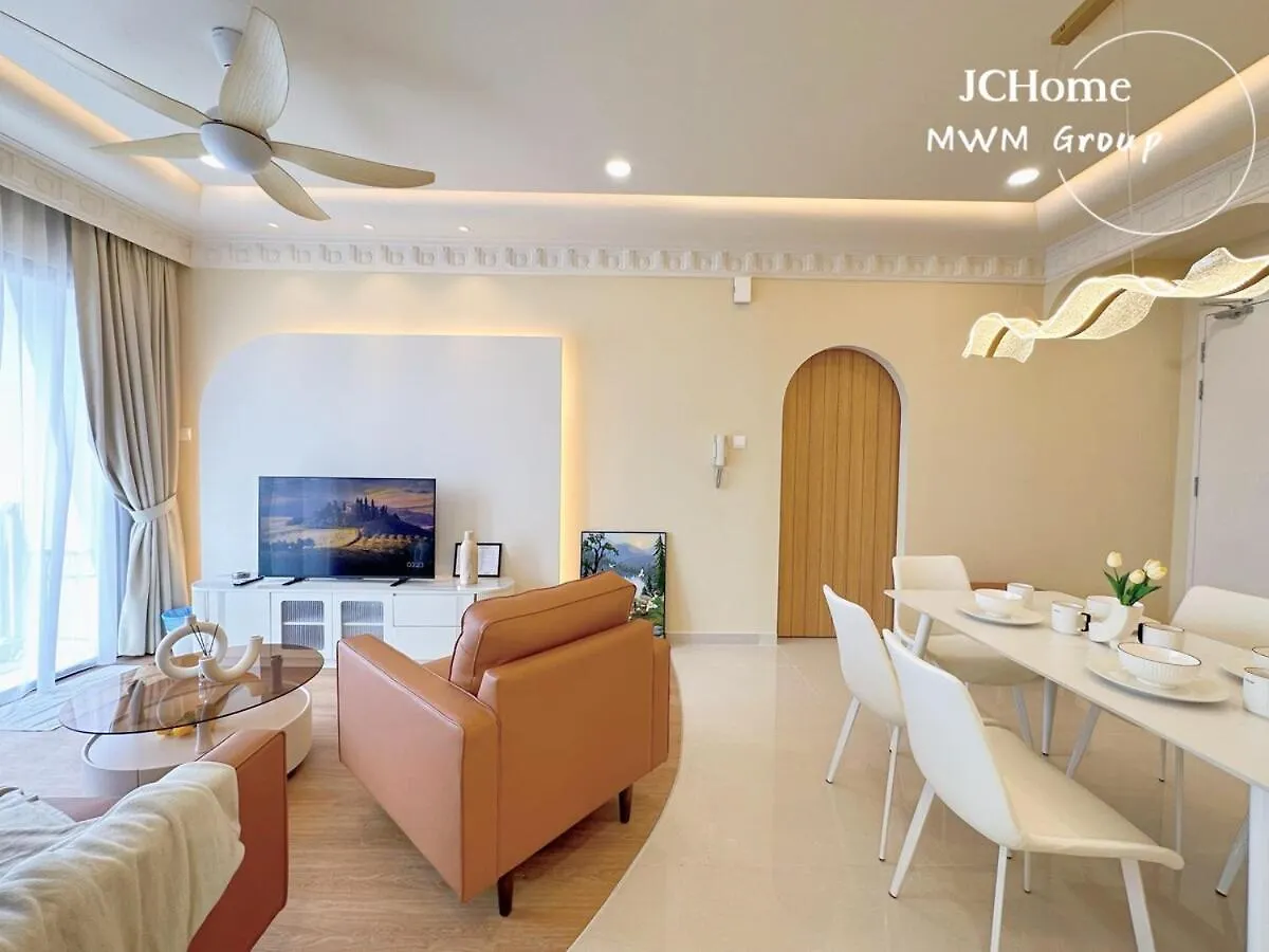 Sks Paviilion Town Creamy House By Mwm Apartamento Johor Bahru Malásia