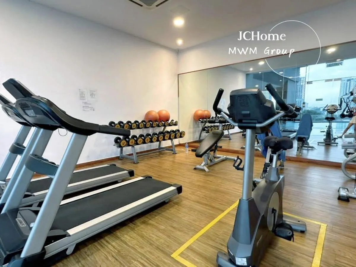 Sks Paviilion Town Creamy House By Mwm Apartamento Johor Bahru 0*,  Malásia